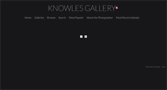 Desktop Screenshot of knowlesgallery.com